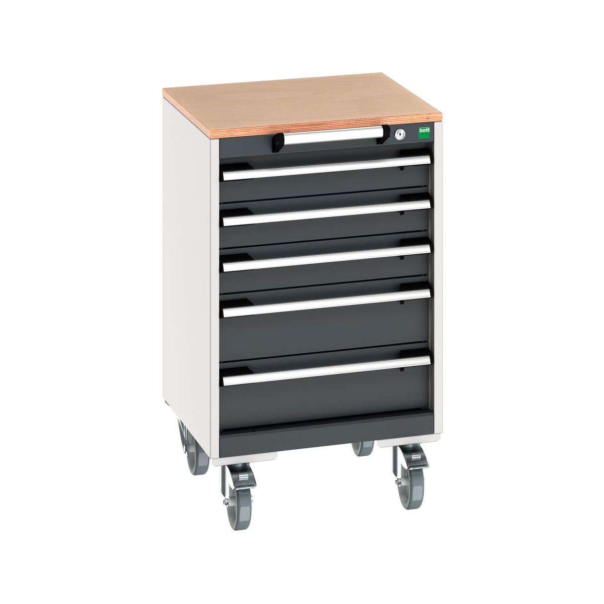 Bott Cubio Mobile Cabinet with 5 Drawers