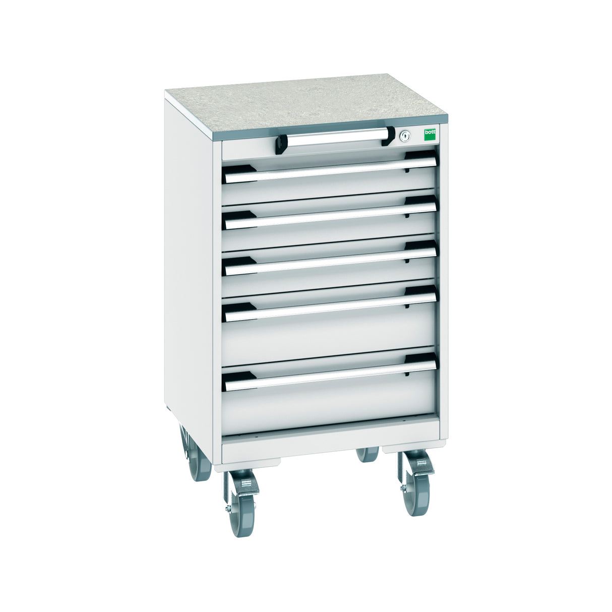 Bott Cubio Mobile Cabinet with 5 Drawers