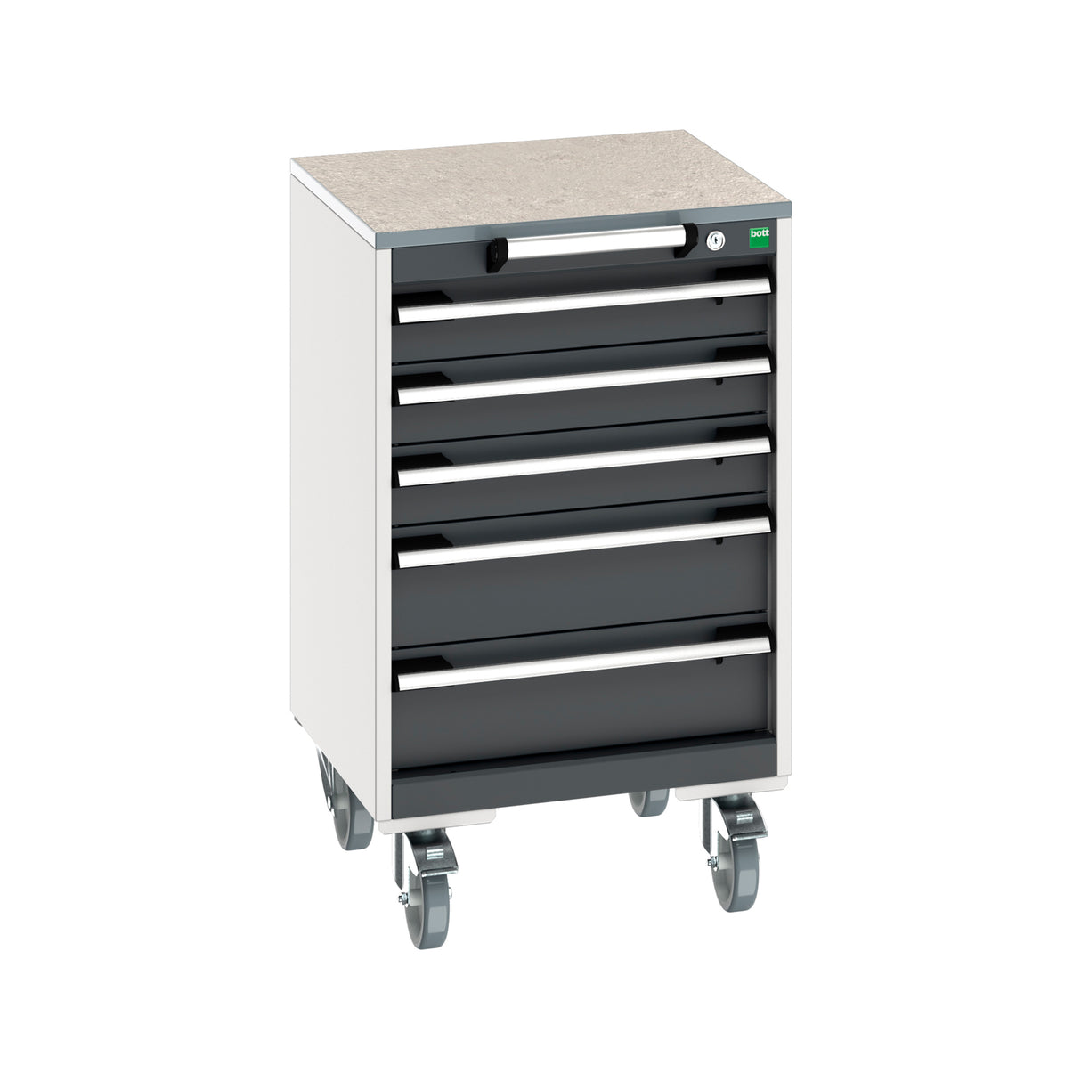 Bott Cubio Mobile Cabinet with 5 Drawers