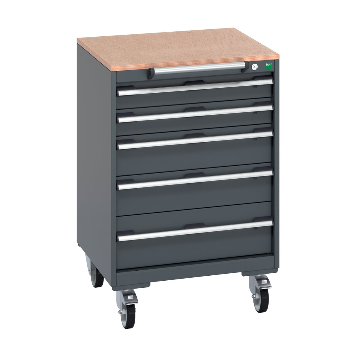 Bott Cubio Mobile Cabinet with 5 Drawers