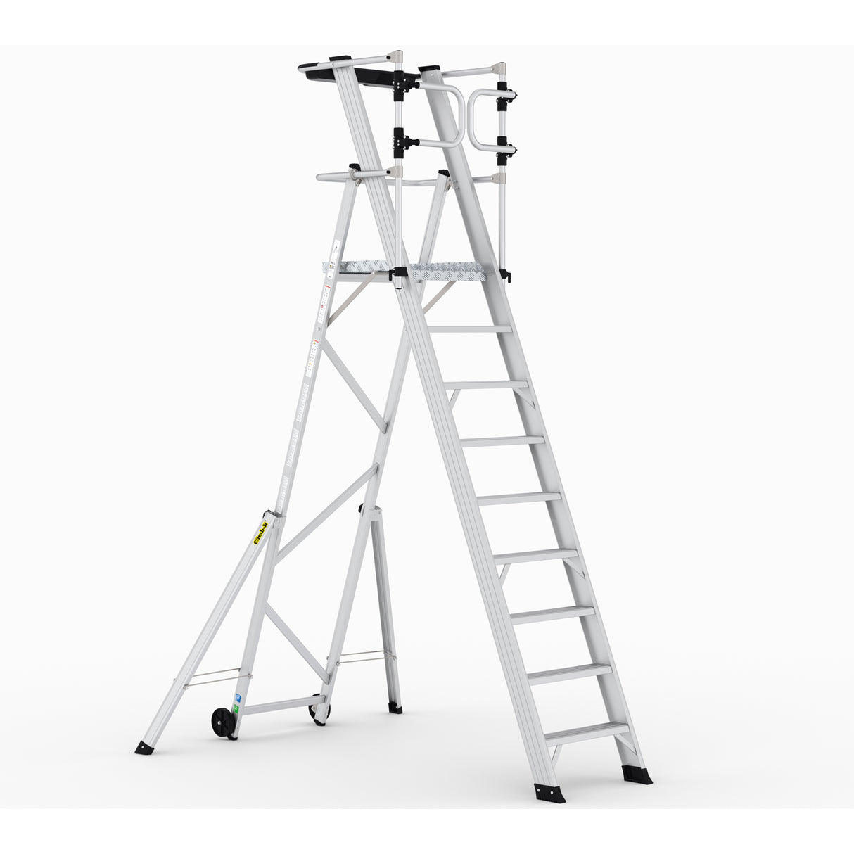 GPC Climb-It Large Platform Folding Step With Safety Gates