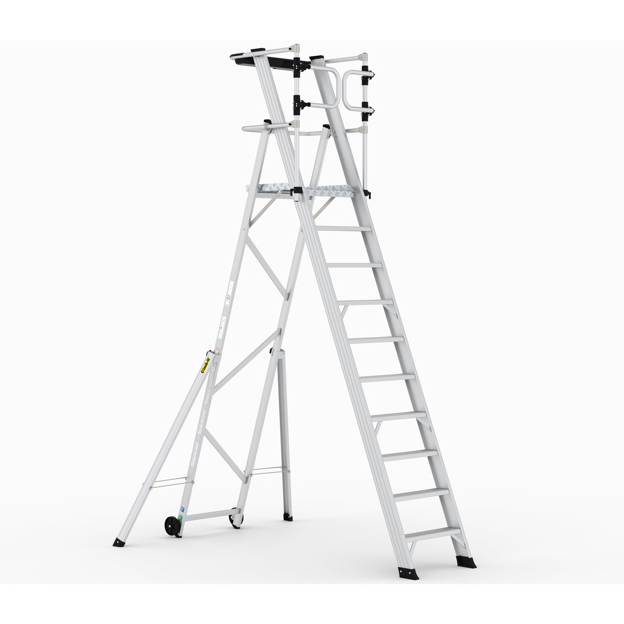 GPC Climb-It Large Platform Folding Step With Safety Gates