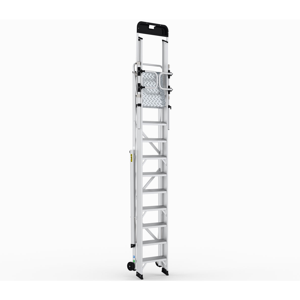 GPC Climb-It Large Platform Folding Step With Safety Gates