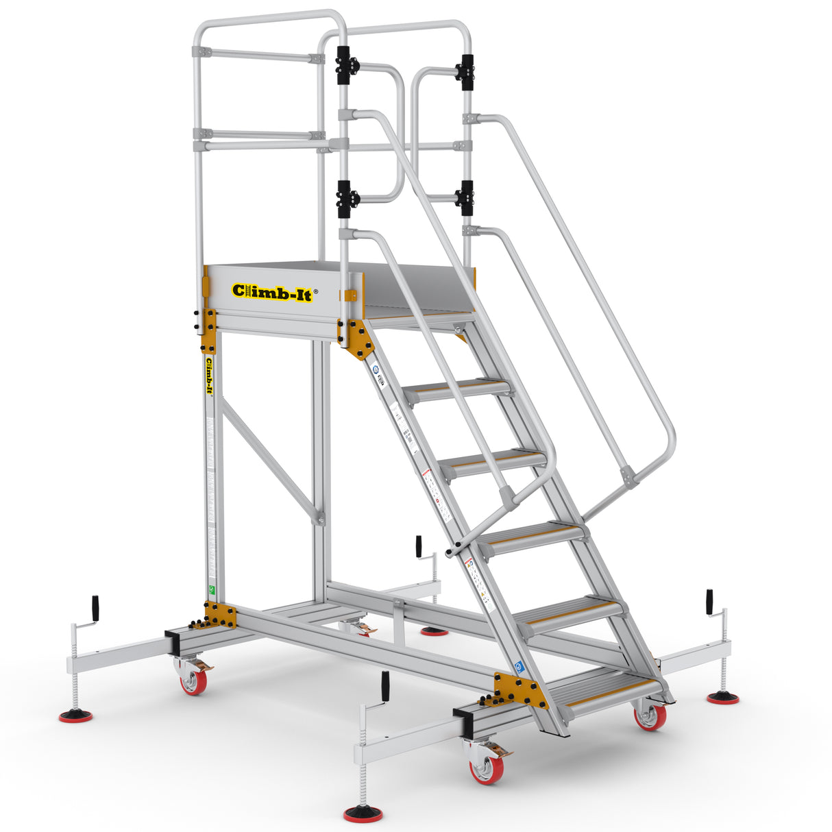 GPC Climb-It Extra Large Platform Safety Step With Adjustable Stabilisers
