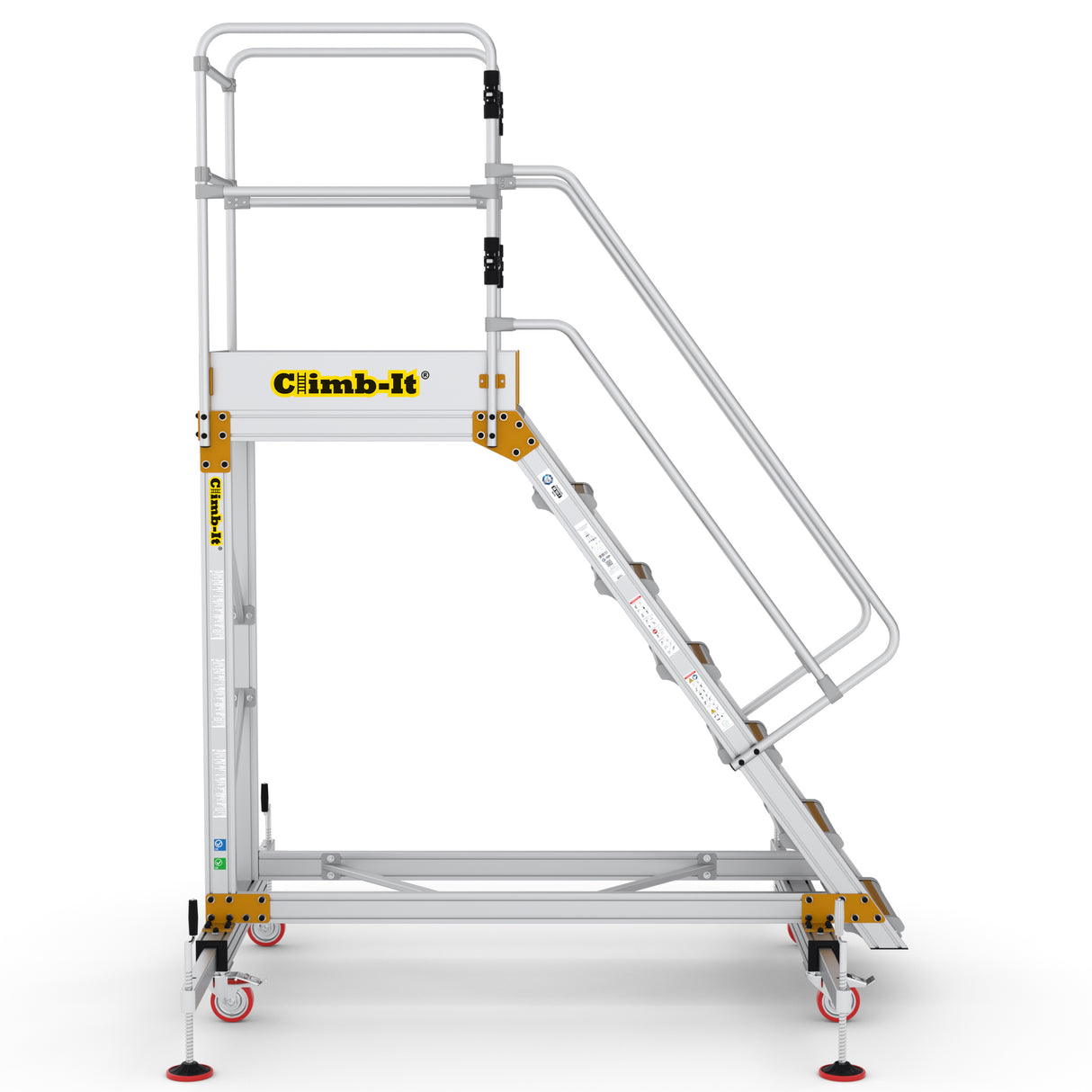 GPC Climb-It Extra Large Platform Safety Step With Adjustable Stabilisers
