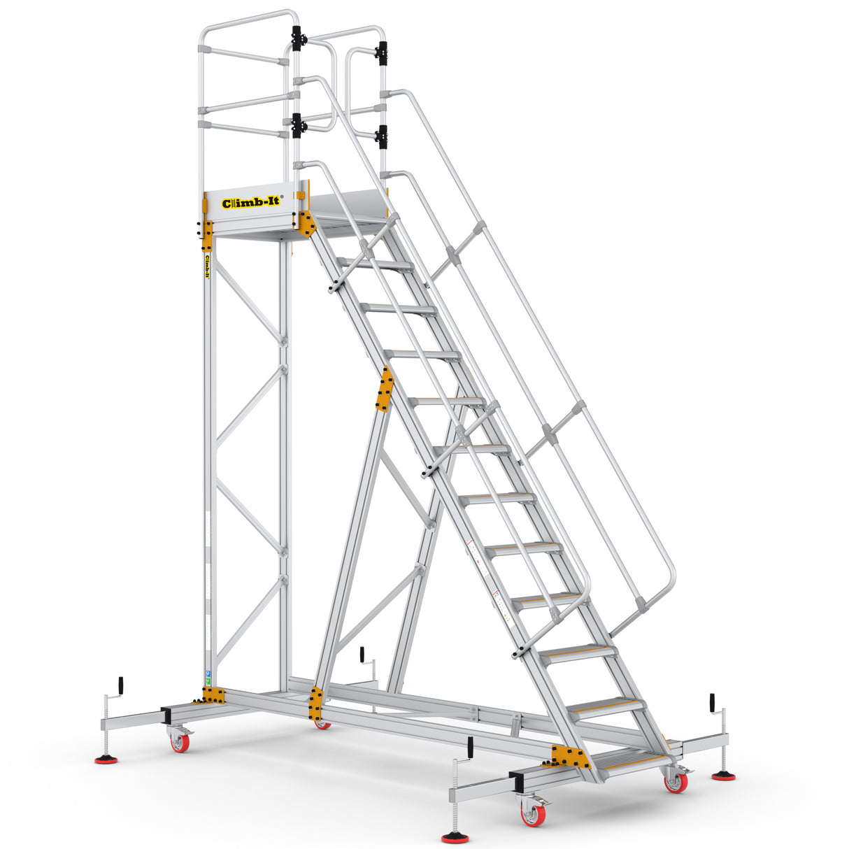 GPC Climb-It Extra Large Platform Safety Step With Adjustable Stabilisers