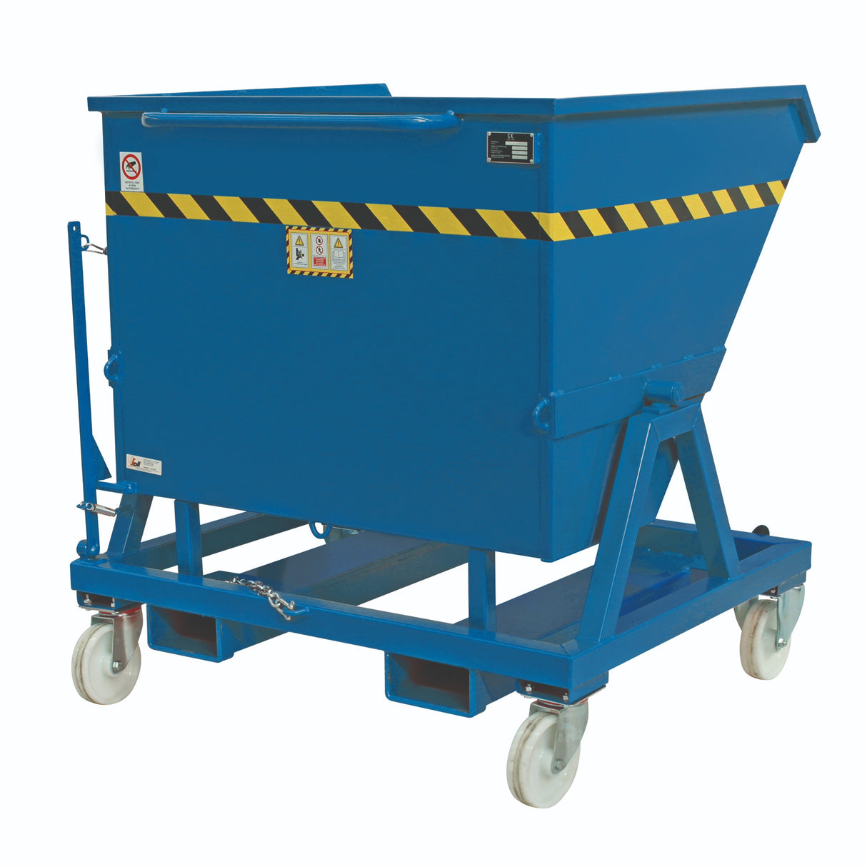 Justrite Steel Forklift Tipping Scrap Containers