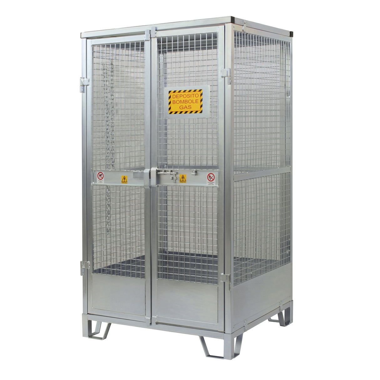Justrite Steel Gas Cylinder Transportation Pallet - Galvanised