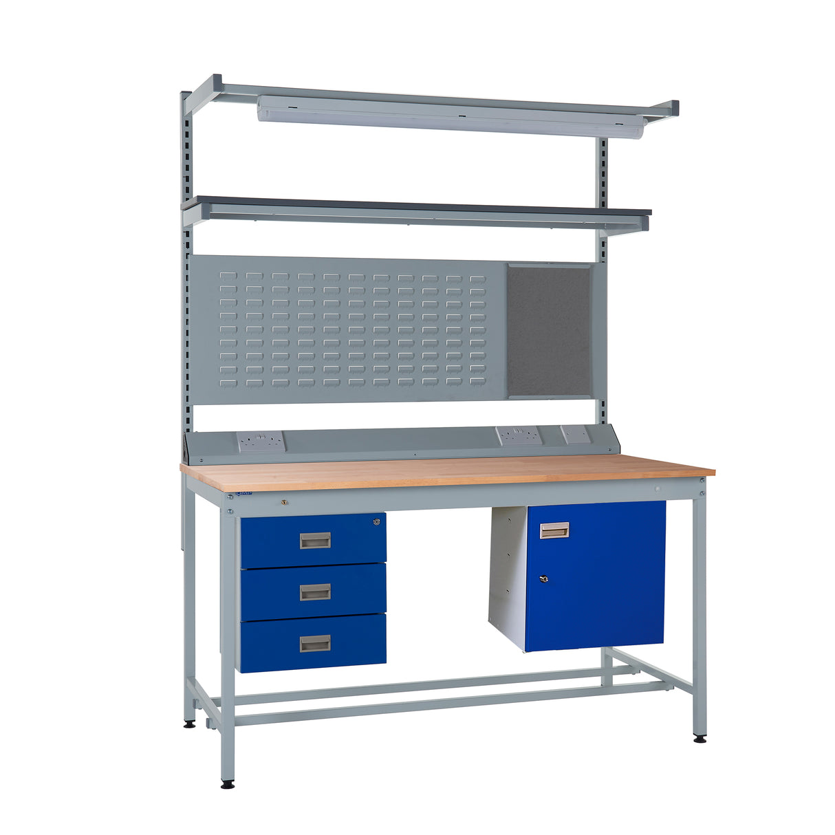 QMP Square Tube Workbench - Beech Top