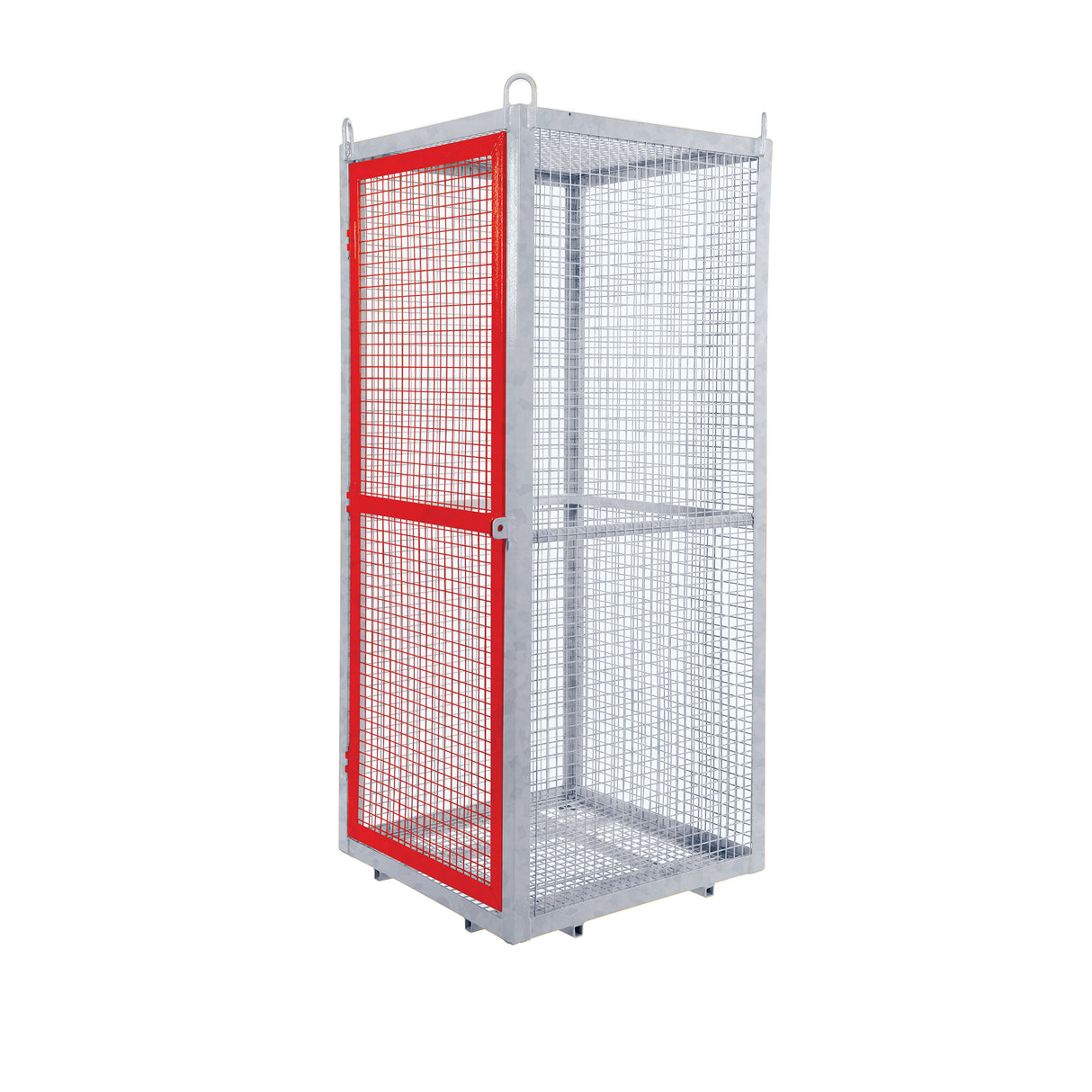 GPC Grenadier Security Cage - Galv'd & Red Doors