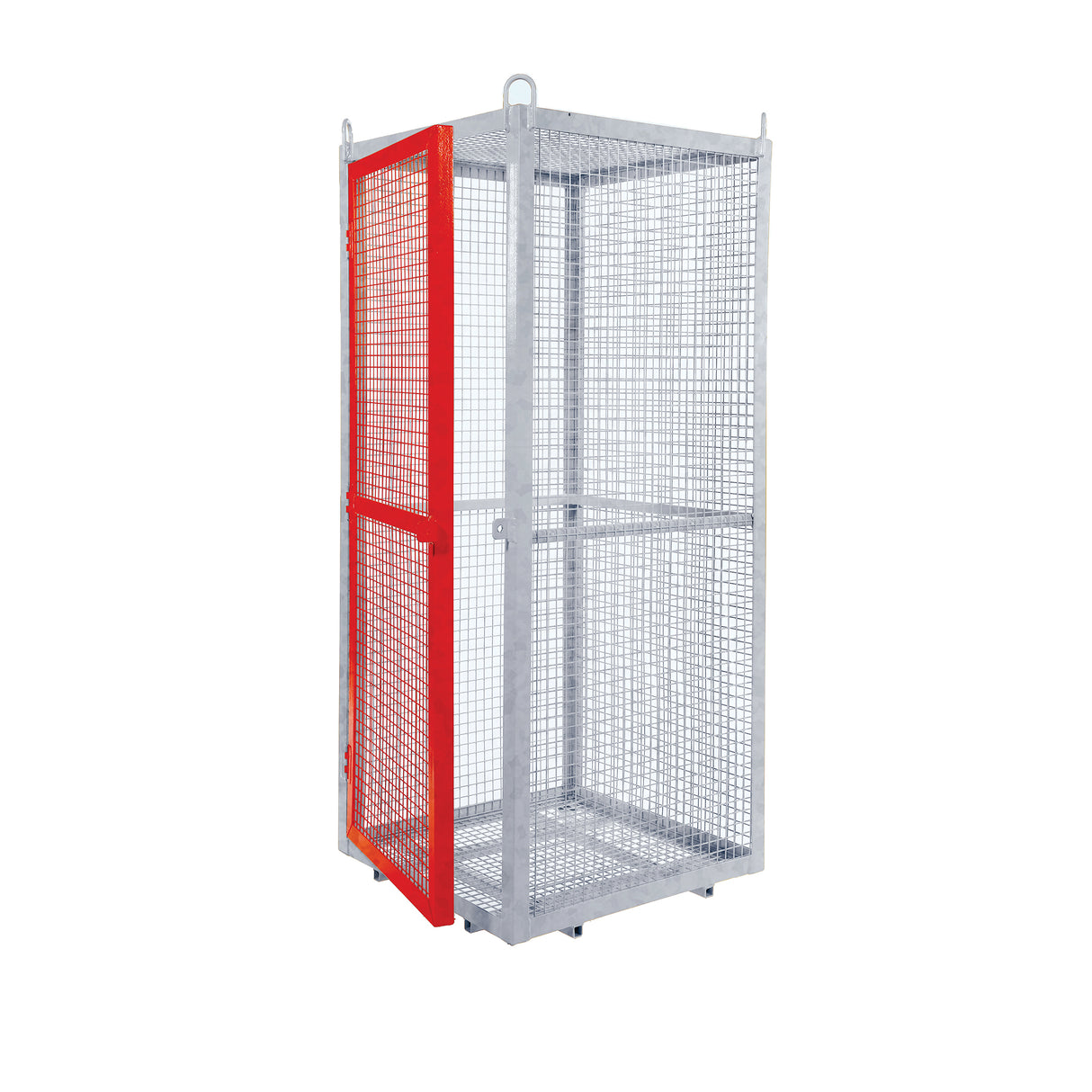 GPC Grenadier Security Cage - Galv'd & Red Doors