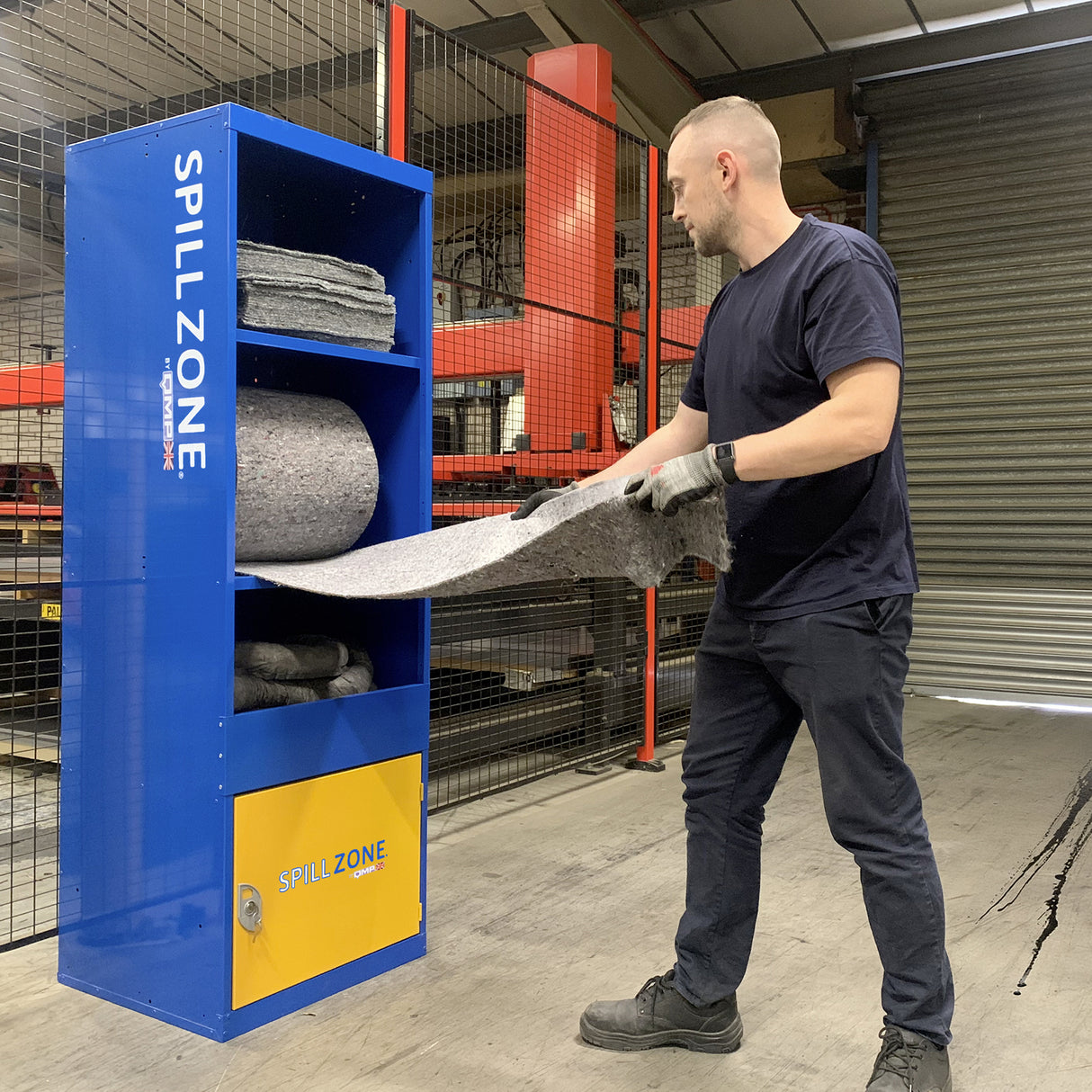 QMP SpillZone Absorbent Dispensing Stations - 1820Hx550Wx550Dmm