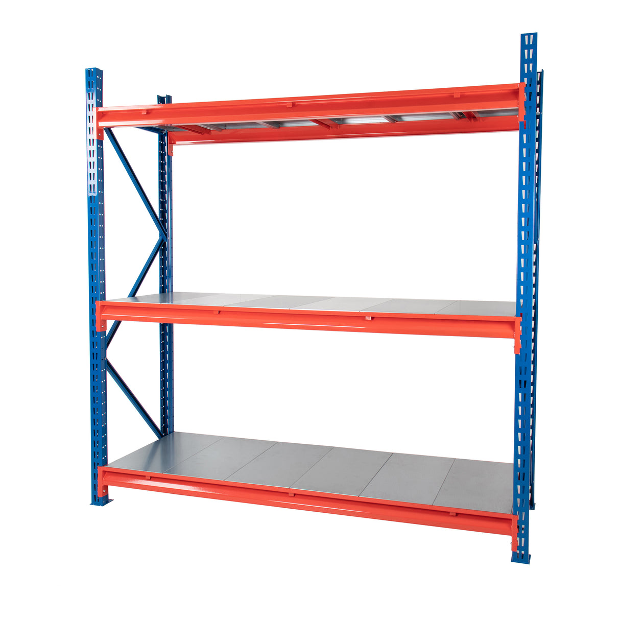 Anco TS Longspan Shelving Extension Bay with 3 levels of Chipboard