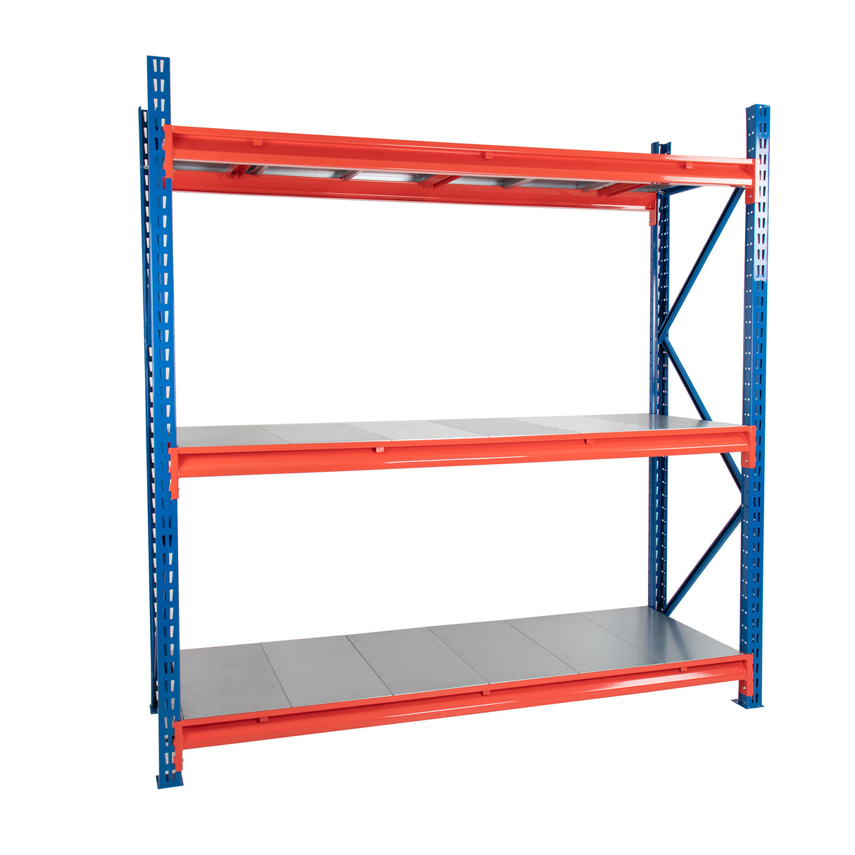 Anco TS Longspan Shelving Extension Bay with 3 levels of Chipboard