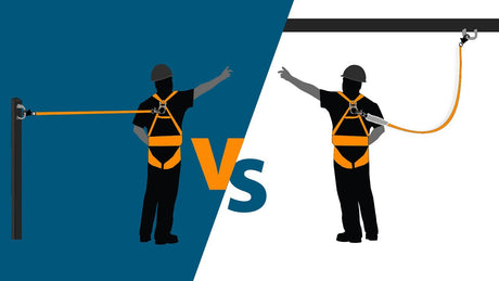 Understand the difference between fall arrest and fall restraint with 247Direct. Learn when to use each and explore certified Checkmate® safety gear.