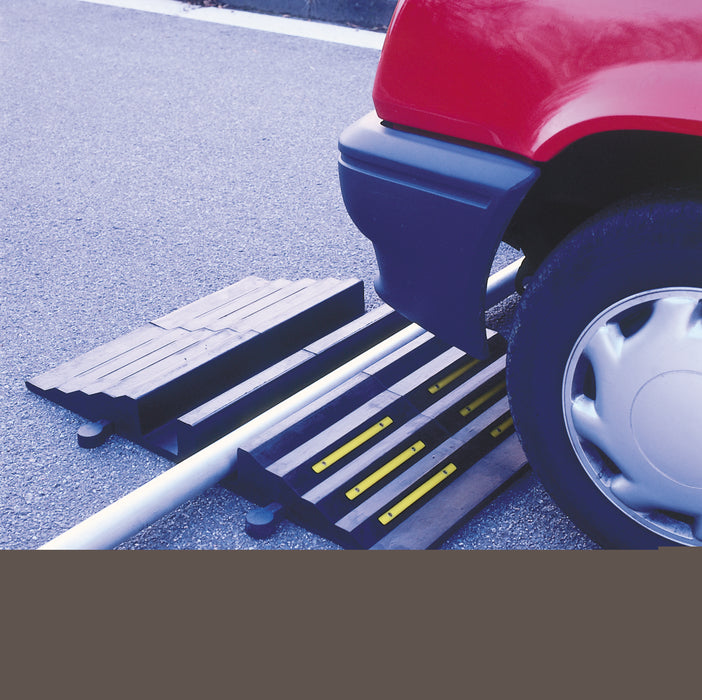 Moravia® TRAFFIC-LINE Hose/Cable Ramp - Accomodates 2 x 75mm Ø Cables/Hoses
