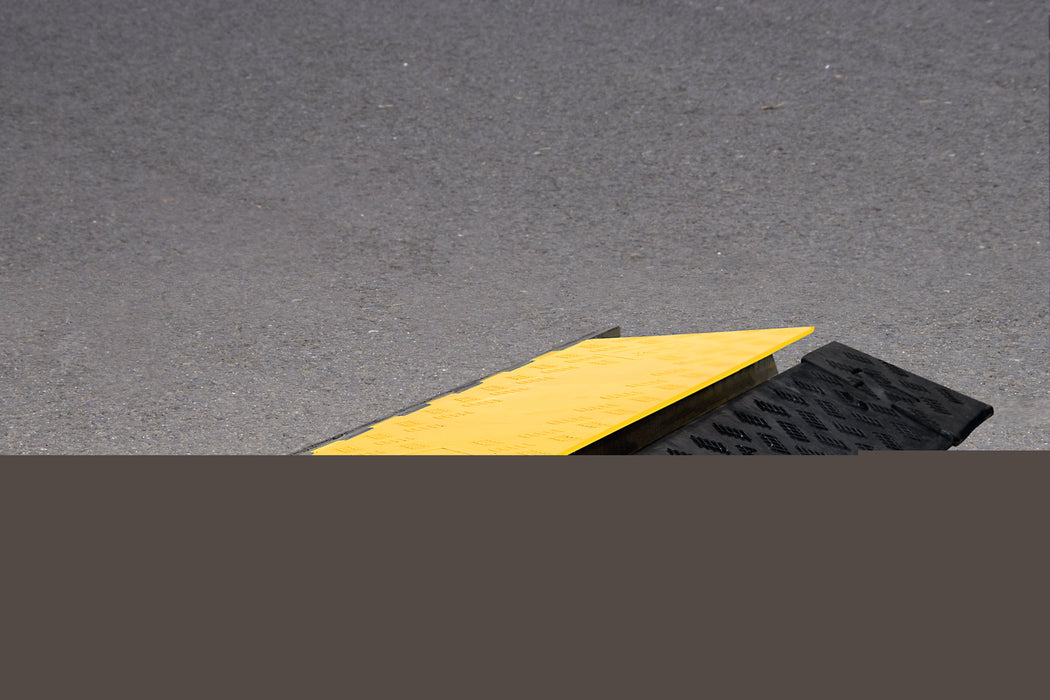 Moravia® TRAFFIC-LINE Cable/Hose Protection Ramp - 1,000 x 245 x 45mmH