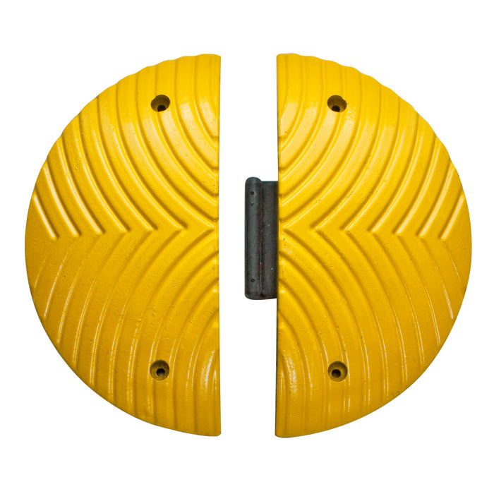 Moravia® TOPSTOPer Speed Reduction Bumps - 500mm Ø x 70mmH - Fixings Included - Yellow