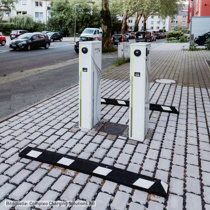 Moravia® Park-AID Wheel Stop - Complete with fixings