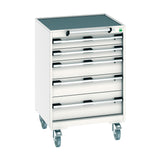Bott Cubio Mobile Cabinet with 5 Drawers