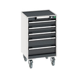 Bott Cubio Mobile Cabinet with 5 Drawers