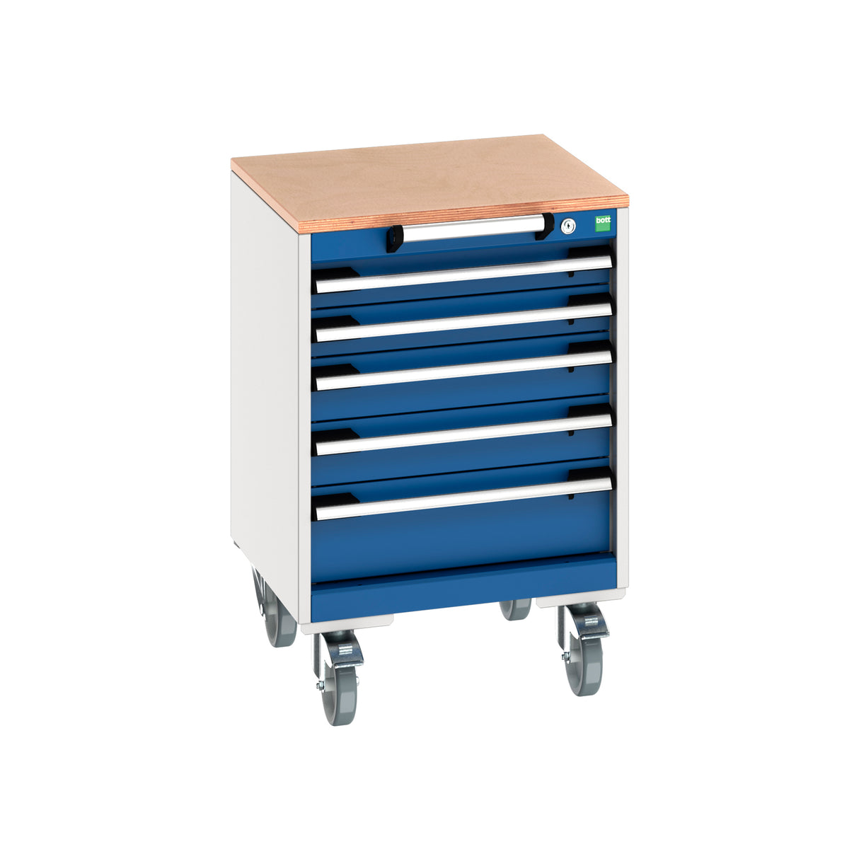 Bott Cubio Mobile Cabinet with 5 Drawers
