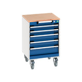 Bott Cubio Mobile Cabinet with 5 Drawers