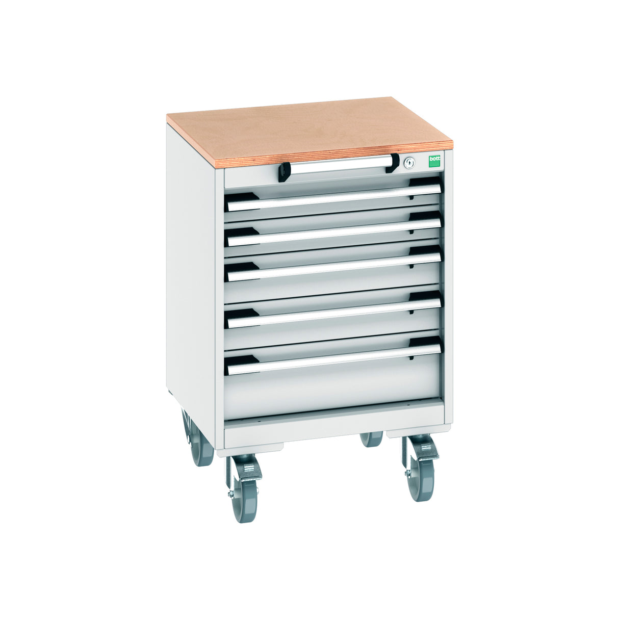 Bott Cubio Mobile Cabinet with 5 Drawers