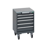 Bott Cubio Mobile Cabinet with 5 Drawers