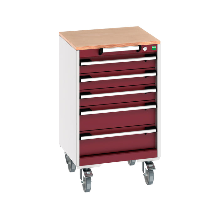 Bott Cubio Mobile Cabinet with 5 Drawers
