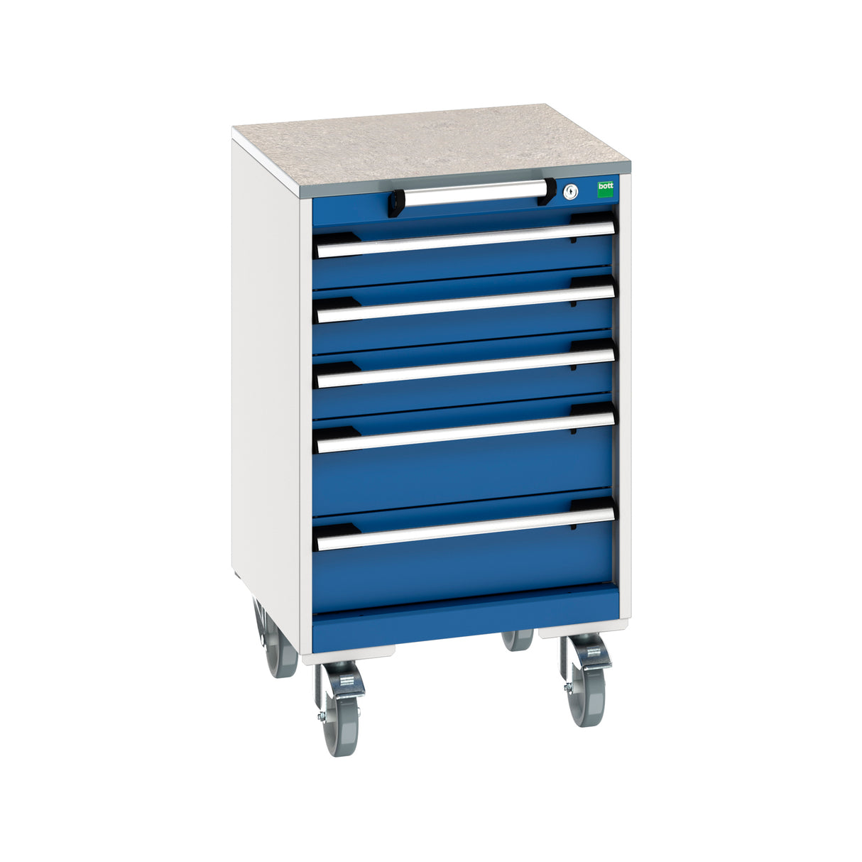 Bott Cubio Mobile Cabinet with 5 Drawers