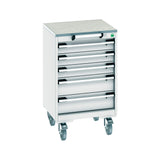 Bott Cubio Mobile Cabinet with 5 Drawers