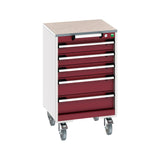 Bott Cubio Mobile Cabinet with 5 Drawers