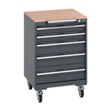 Bott Cubio Mobile Cabinet with 5 Drawers