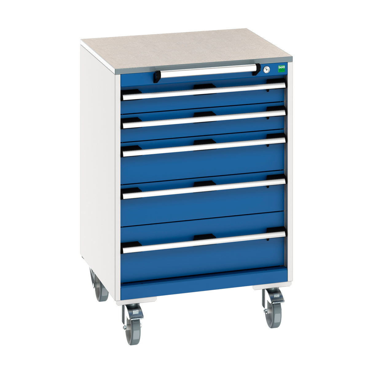 Bott Cubio Mobile Cabinet with 5 Drawers