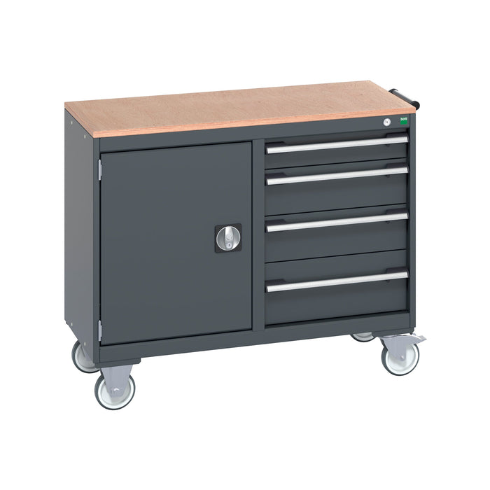 Bott Cubio Mobile Cabinet 50/50 Cupboard / 4 Drawer
