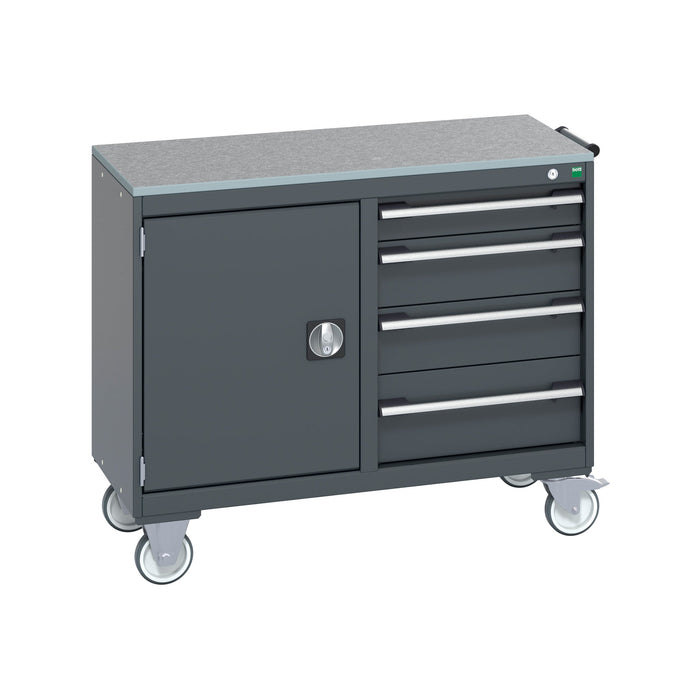 Bott Cubio Mobile Cabinet 50/50 Cupboard / 4 Drawer