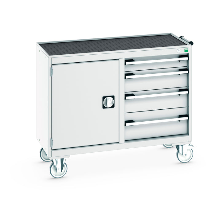 Bott Cubio Mobile Cabinet 50/50 Cupboard / 4 Drawer