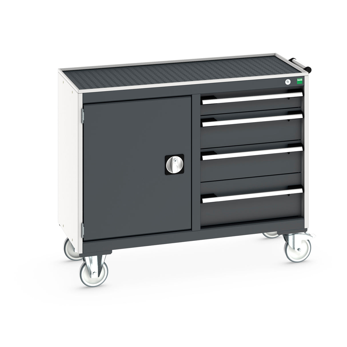 Bott Cubio Mobile Cabinet 50/50 Cupboard / 4 Drawer