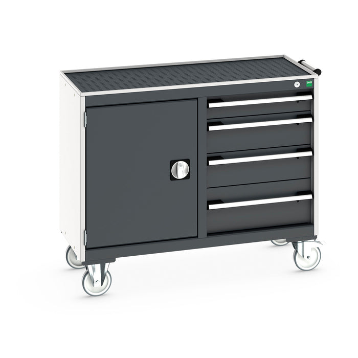 Bott Cubio Mobile Cabinet 50/50 Cupboard / 4 Drawer