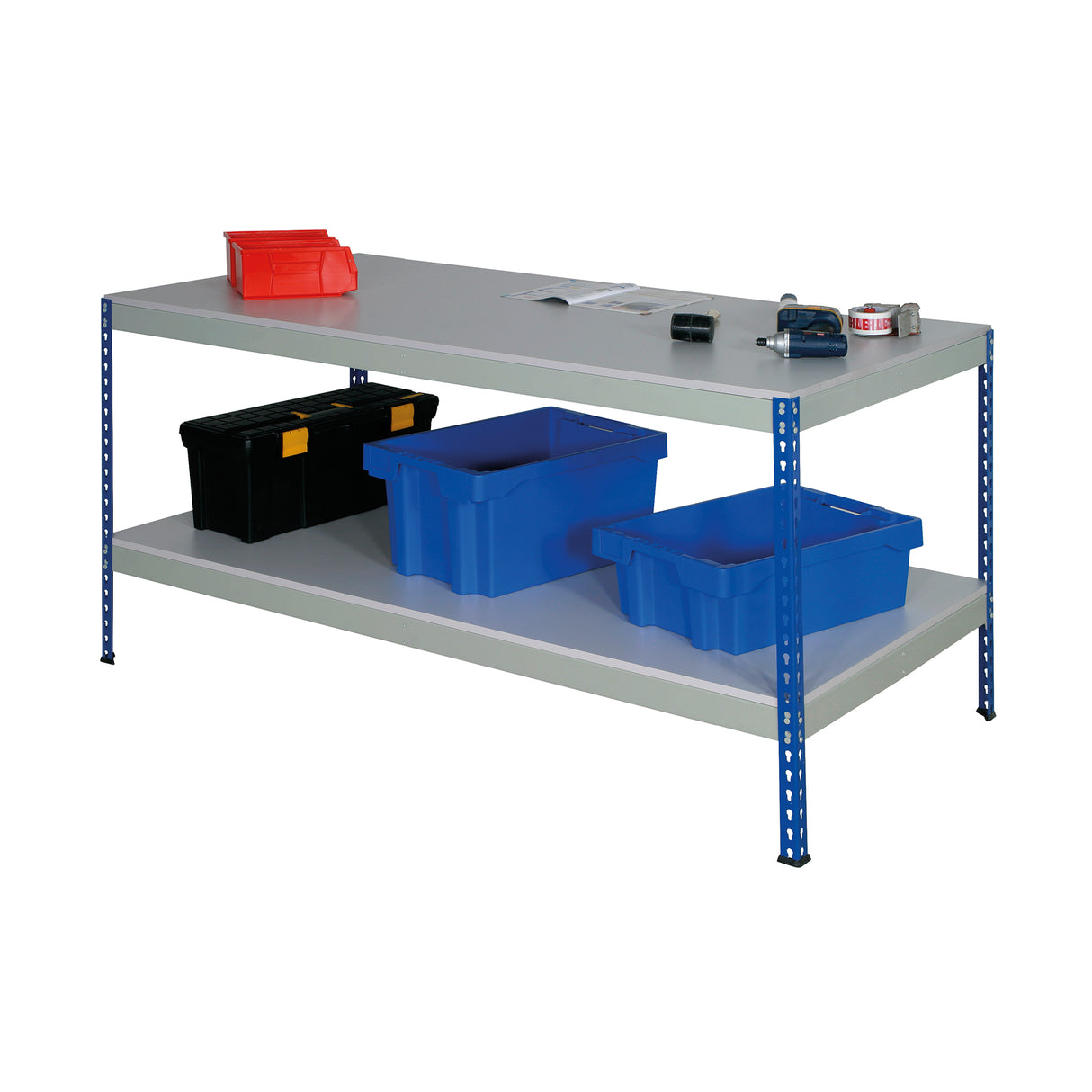 Anco Rivet Work Bench - with Chipboard Top and Full Undershelf