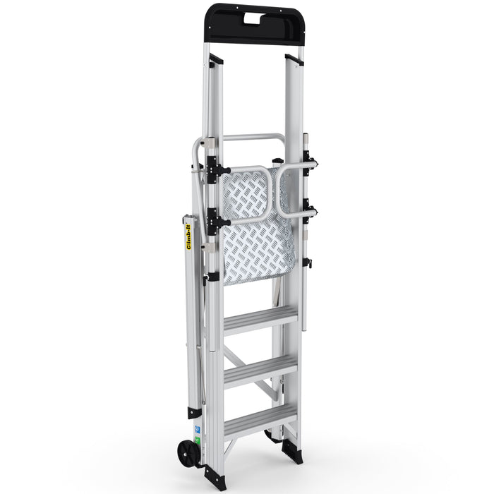 GPC Climb-It Large Platform Folding Step With Safety Gates
