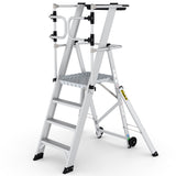 GPC Climb-It Large Platform Folding Step With Safety Gates