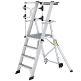 GPC Climb-It Large Platform Folding Step With Safety Gates