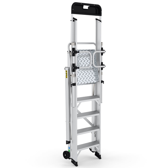 GPC Climb-It Large Platform Folding Step With Safety Gates