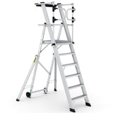 GPC Climb-It Large Platform Folding Step With Safety Gates