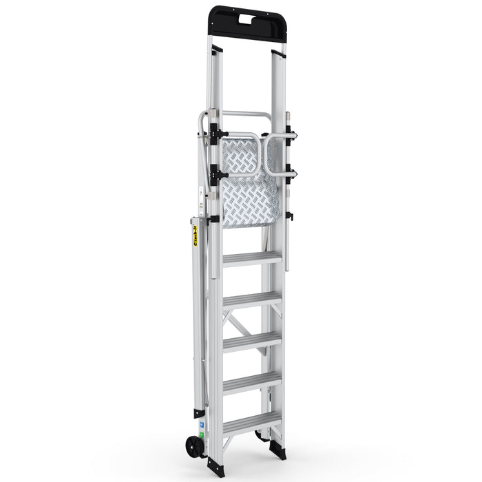 GPC Climb-It Large Platform Folding Step With Safety Gates