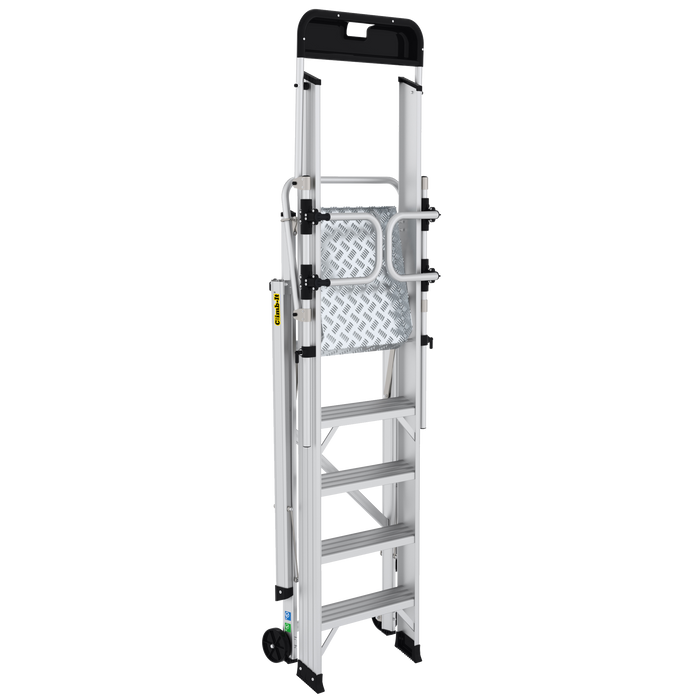 GPC Climb-It Large Platform Folding Step With Safety Gates