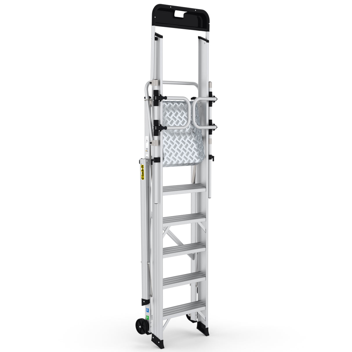 GPC Climb-It Large Platform Folding Step With Safety Gates