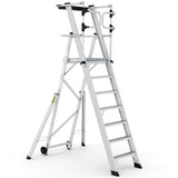 GPC Climb-It Large Platform Folding Step With Safety Gates